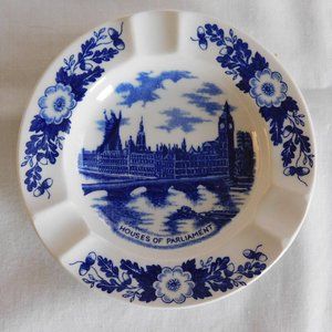 Weatherby Hanley England Ceramic Ashtray, Houses of Parliament, London Pride